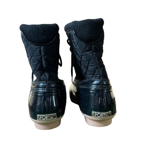 NWT! Sporto Womens Thermolite Lilia Waterproof Black Boots Size 7M - Picture 7 of 7